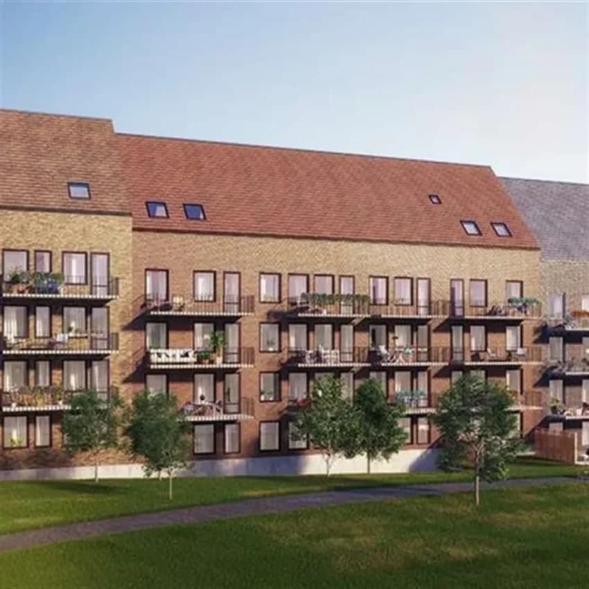 Nybyggd bostadsfastighet på Kv. Skärvet 7, Bäckaslöv etapp 1.