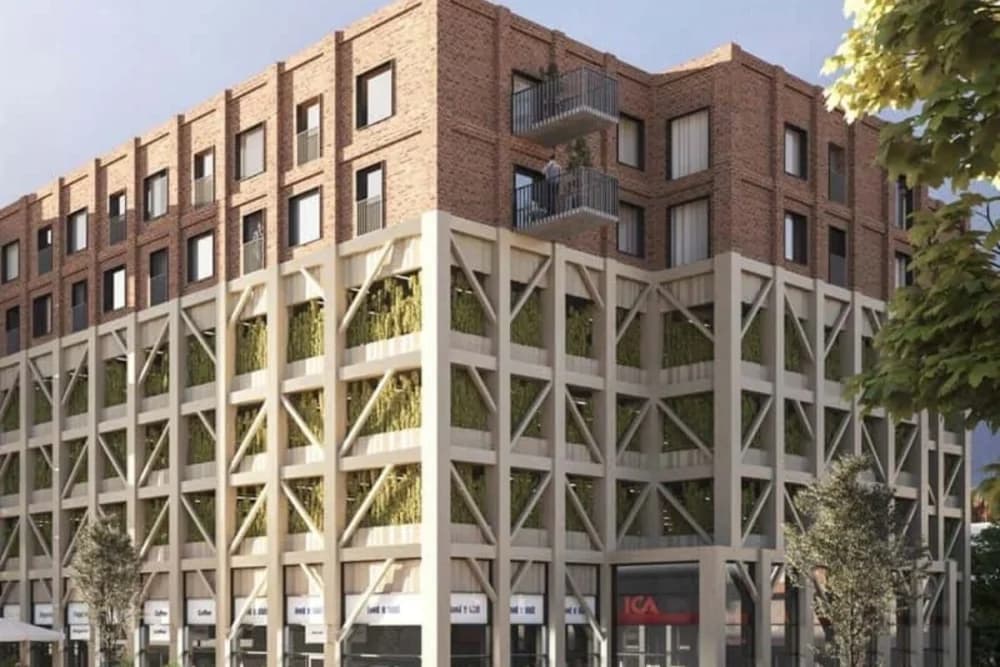 Modulbyggen har levererat utfackningsväggar till ett projekt i Mölndal.