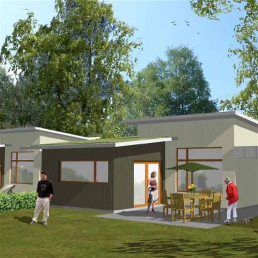 Nybyggnad av kedjehus i Handskeryd, Nässjö