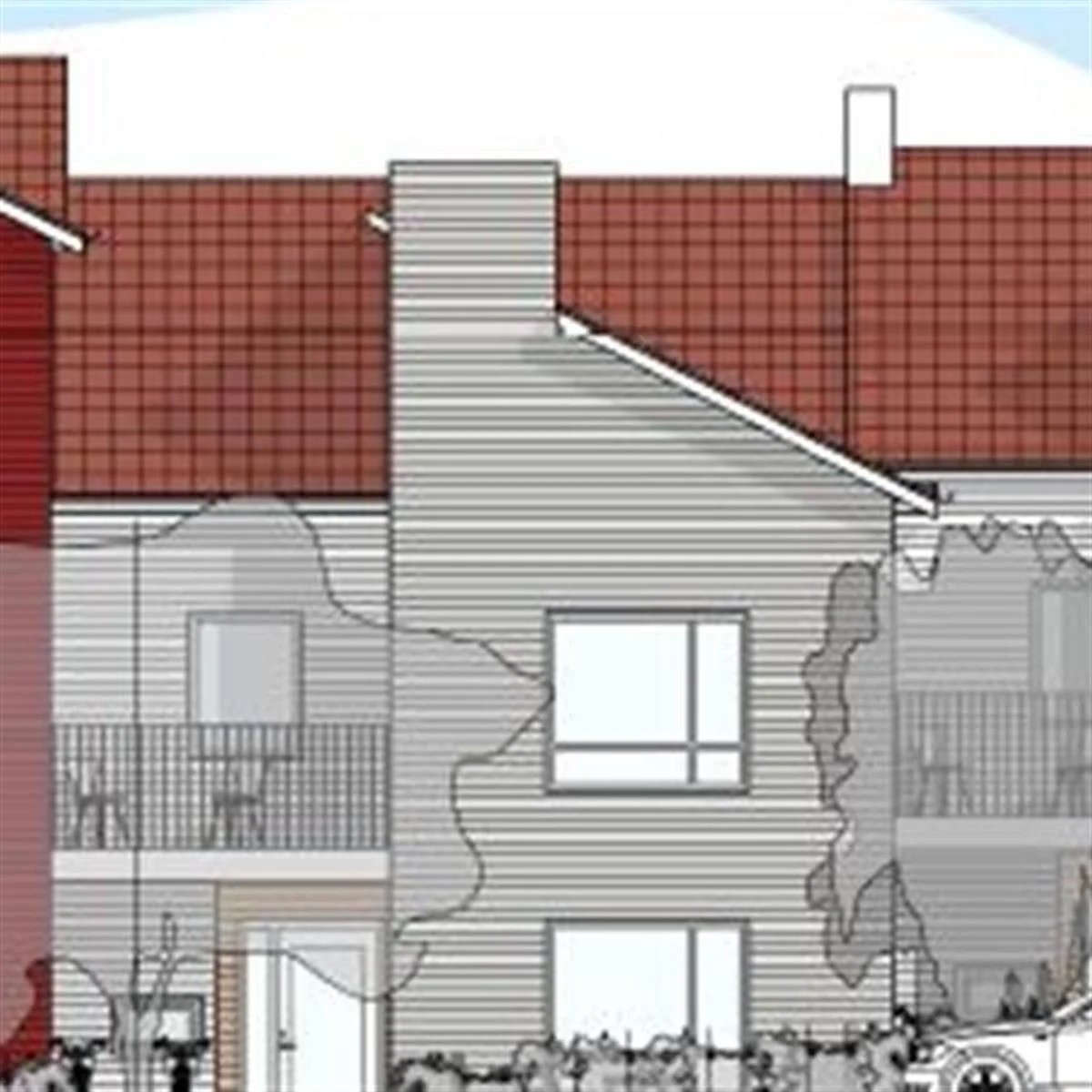 Nybyggnation, 5 radhus i Jönköping