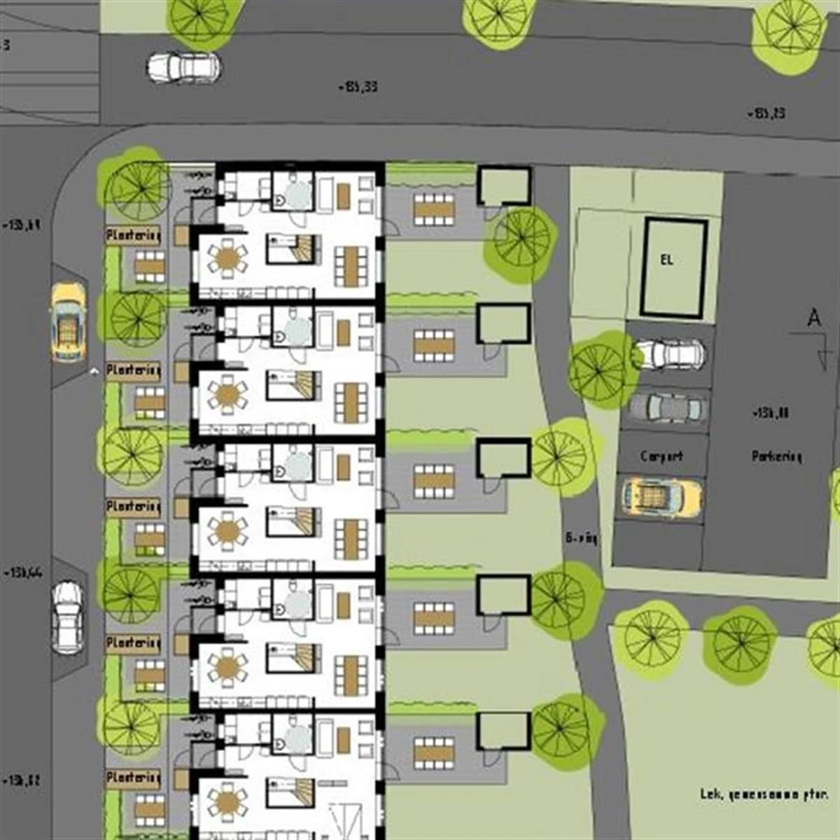 Nybyggnation, 5 radhus i Jönköping
